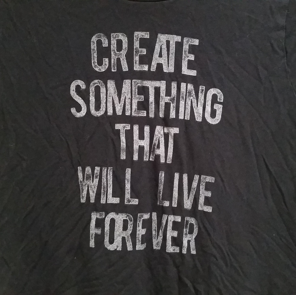 Black "Create" Tank - Picture 2 of 4